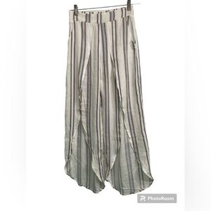Eight Paris Palazzo Split Wide Leg Pants